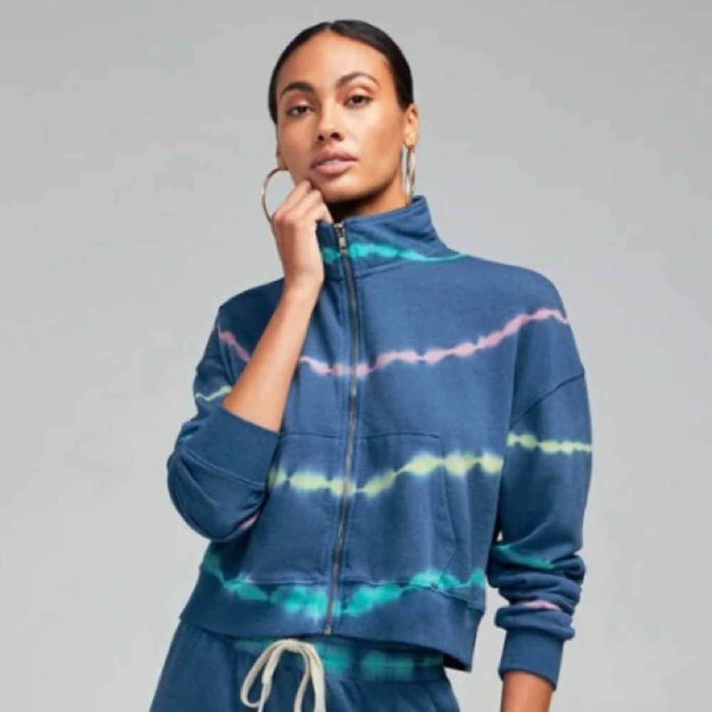 Wild Fox Mirage Tye Dye Zip Up Hoodie